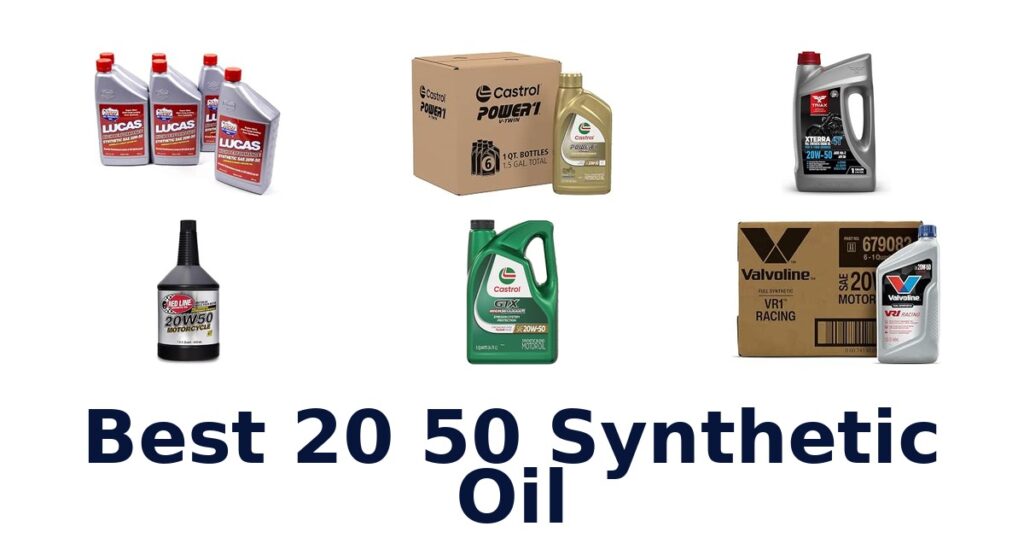 Best 20 50 Synthetic Oil