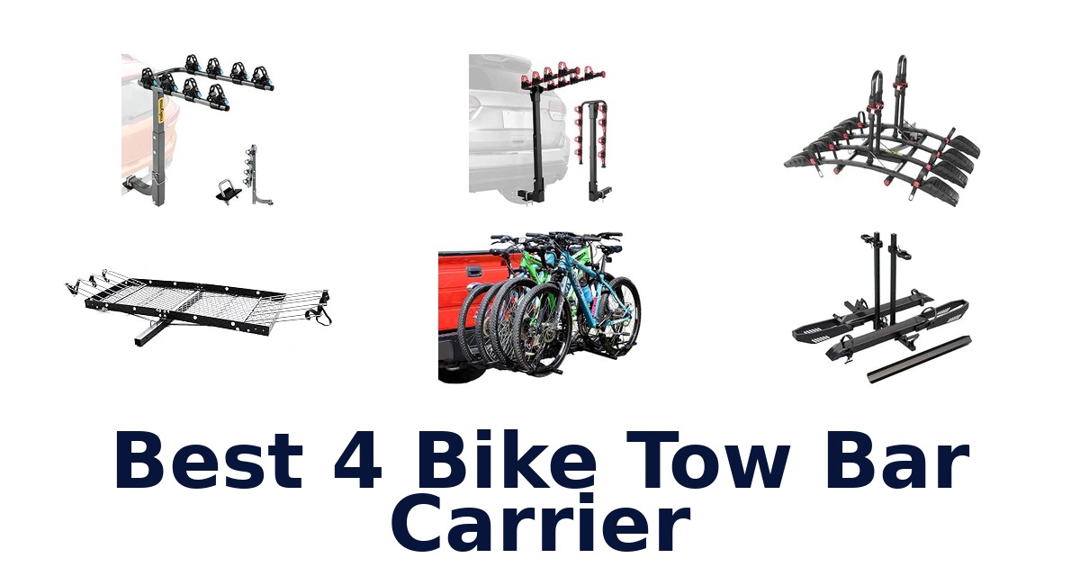 Best 4 Bike Tow Bar Carrier