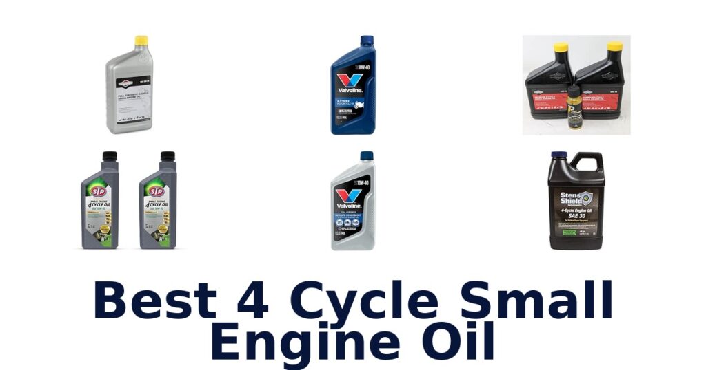 Best 4 Cycle Small Engine Oil