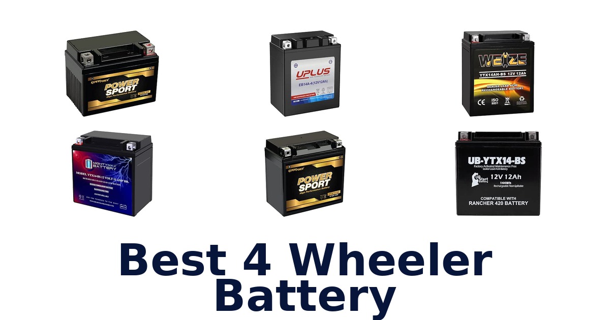 Best 4 Wheeler Battery