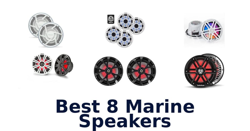 Best 8 Marine Speakers