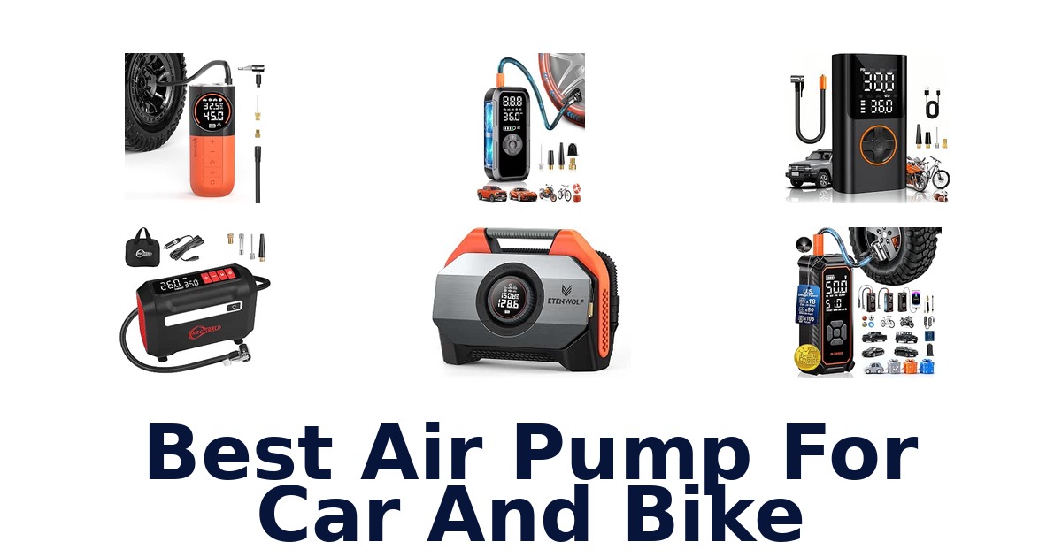 Best Air Pump For Car And Bike