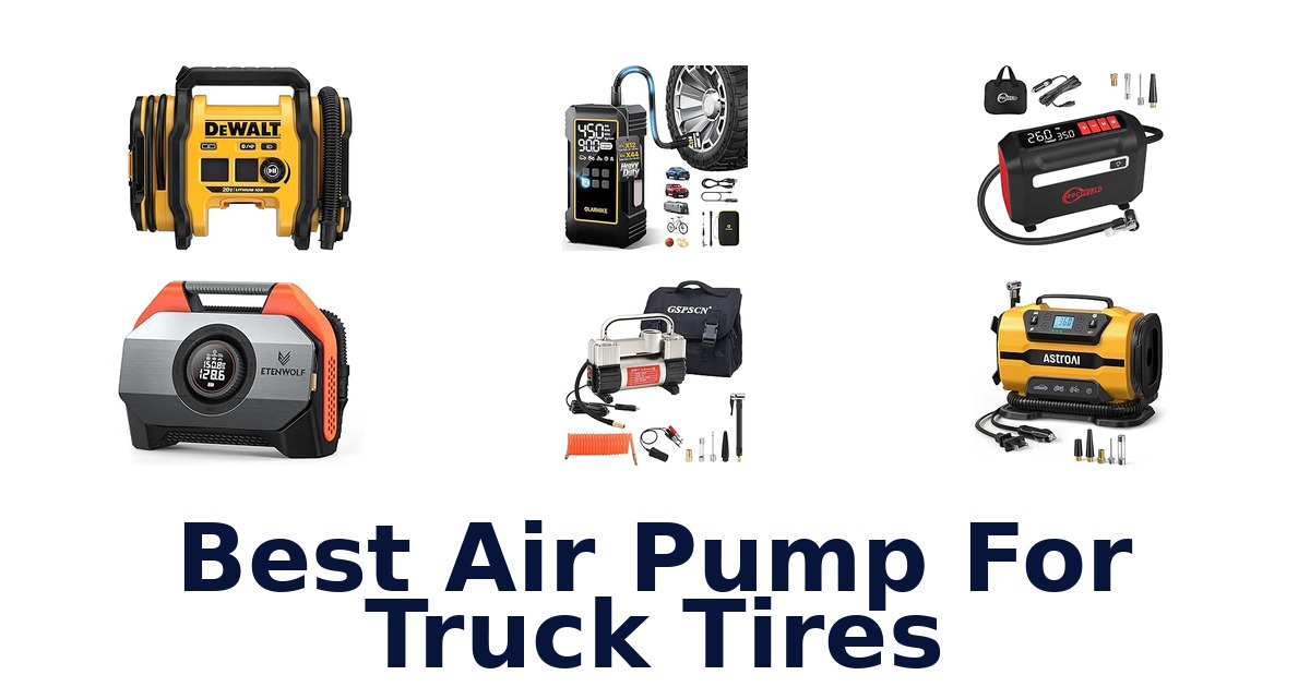 Best Air Pump For Truck Tires