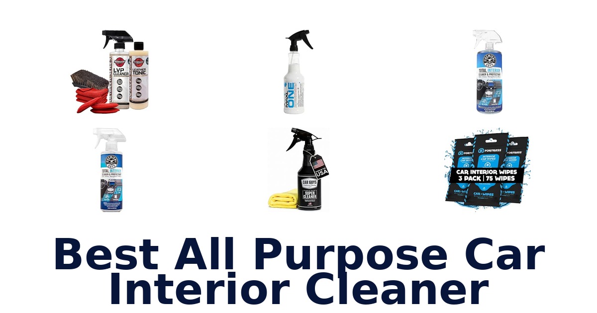 Best All Purpose Car Interior Cleaner