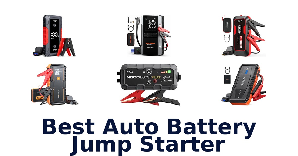 Best Auto Battery Jump Starter