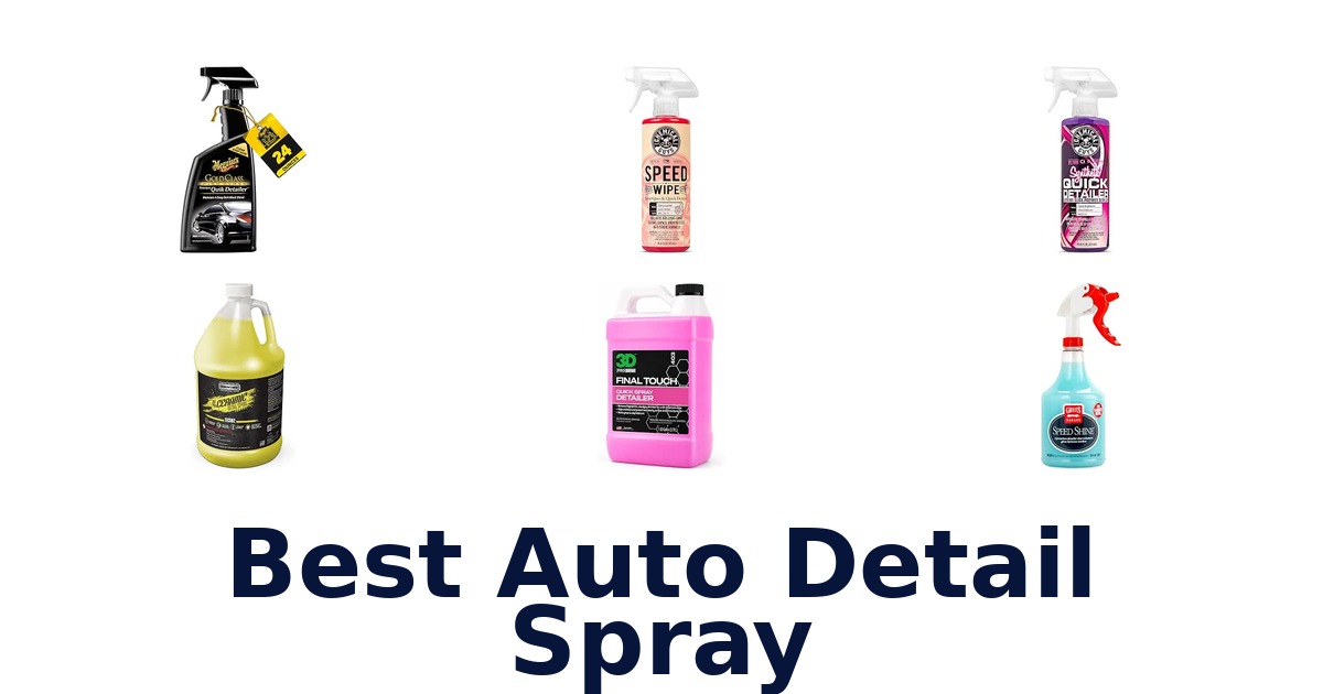 Best Auto Detail Spray