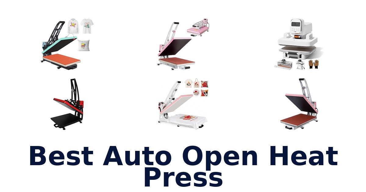 Best Auto Open Heat Press