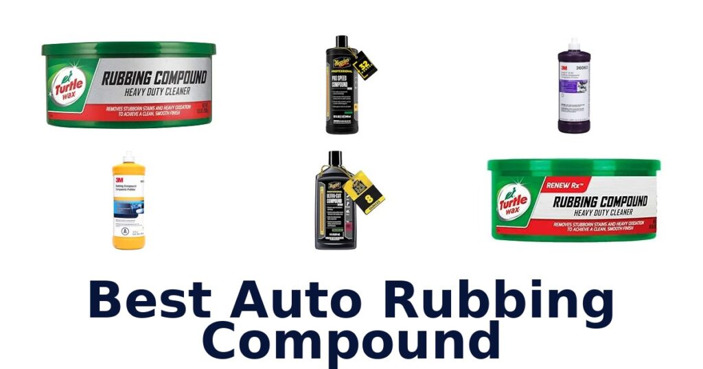 Best Auto Rubbing Compound