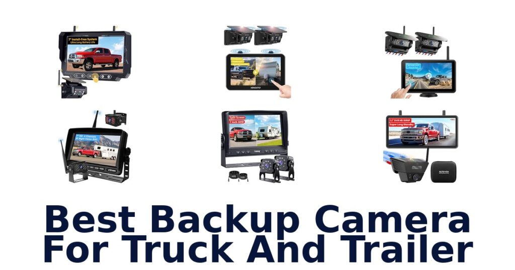 Best Backup Camera For Truck And Trailer