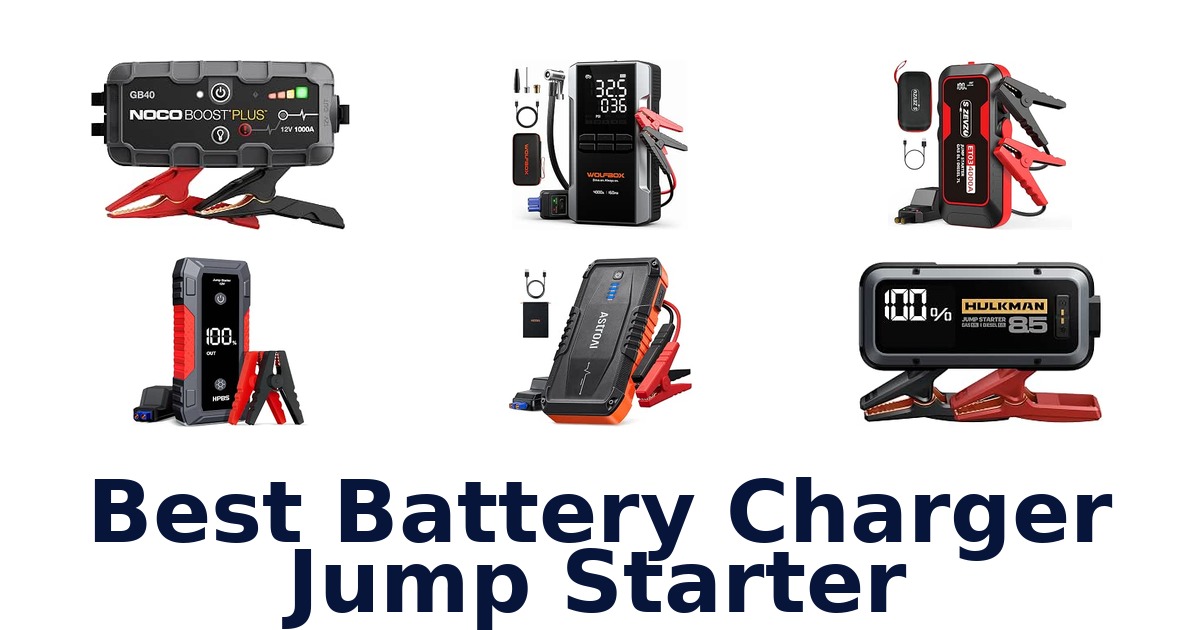 Best Battery Charger Jump Starter