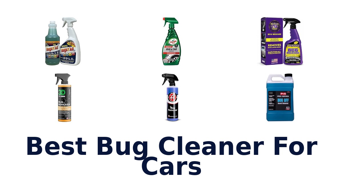 Best Bug Cleaner For Cars