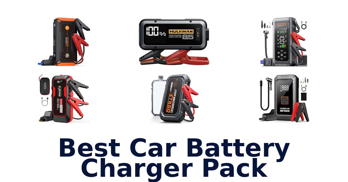 Best Car Battery Charger Pack