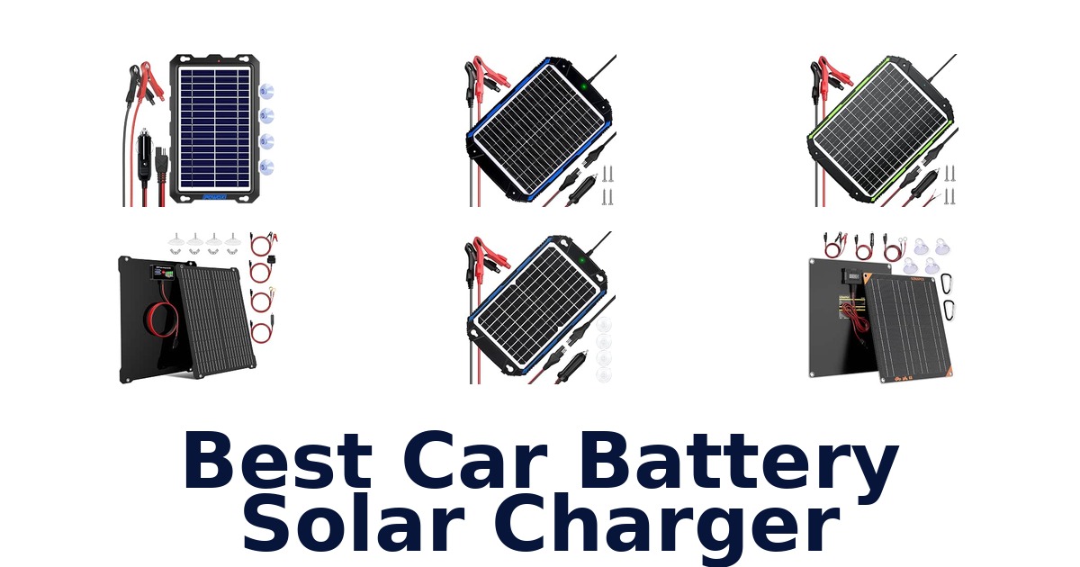 Best Car Battery Solar Charger