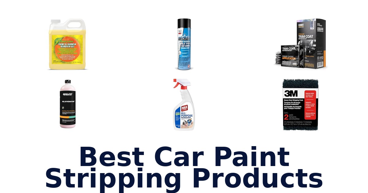 Best Car Paint Stripping Products