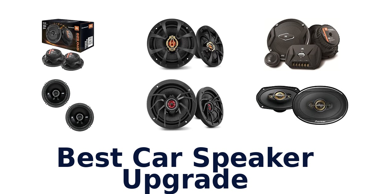 Best Car Speaker Upgrade