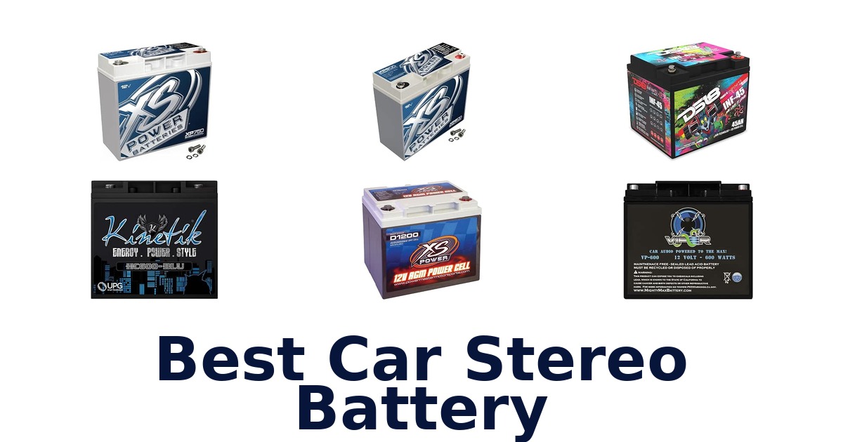 Best Car Stereo Battery