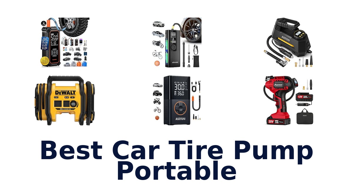 Best Car Tire Pump Portable