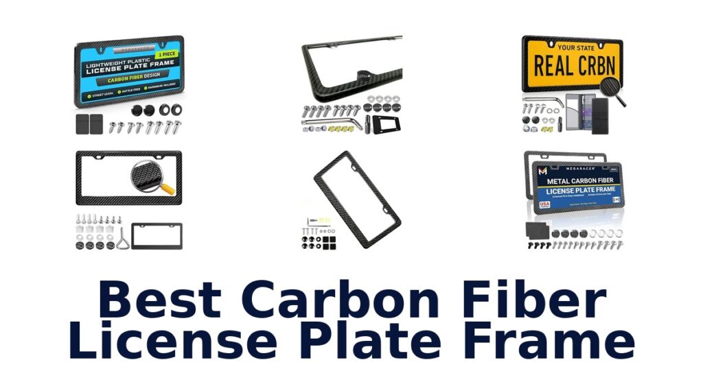 Best Carbon Fiber License Plate Frame