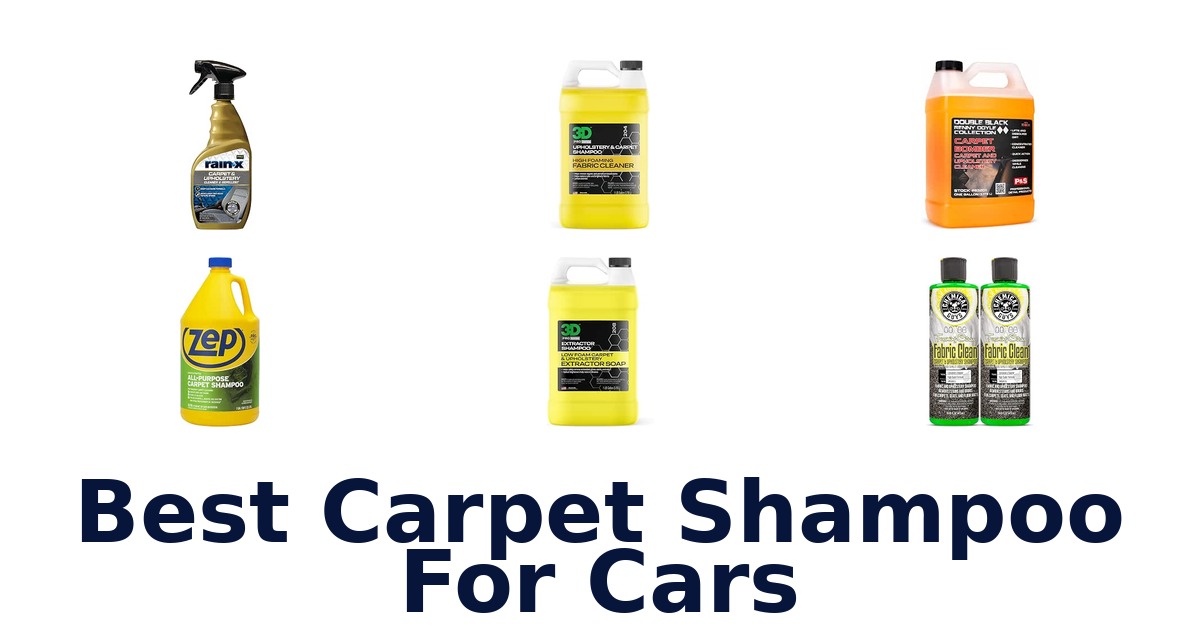 Best Carpet Shampoo For Cars