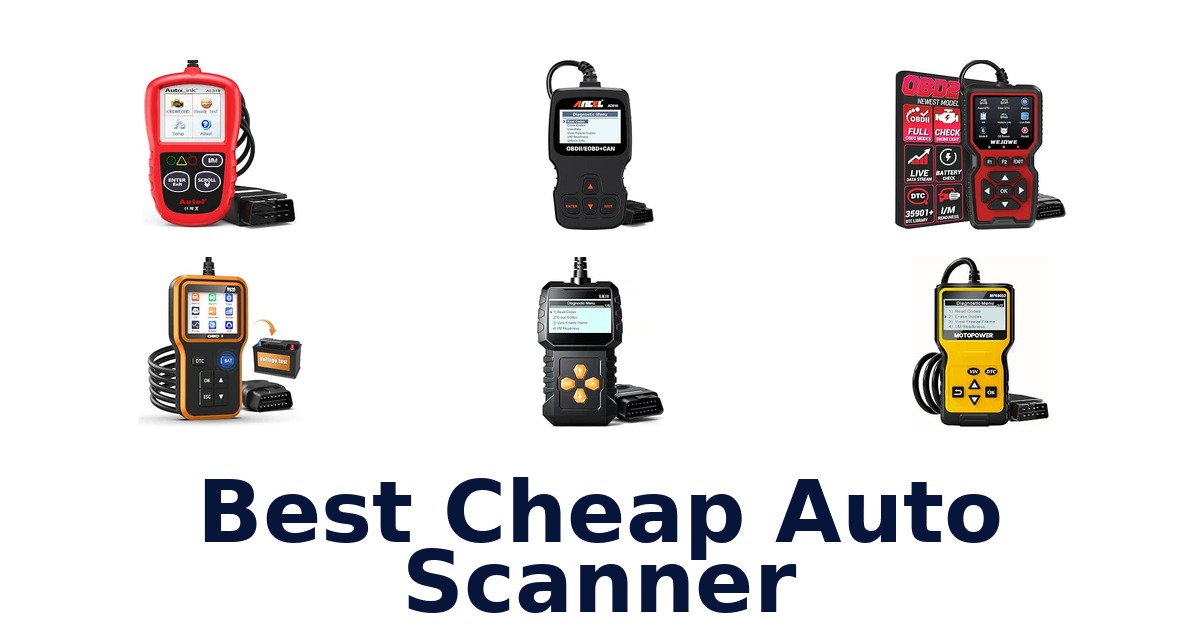 Best Cheap Auto Scanner