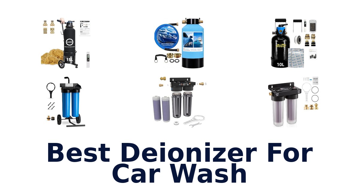 Best Deionizer For Car Wash