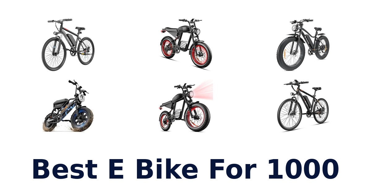 Best E Bike For 1000