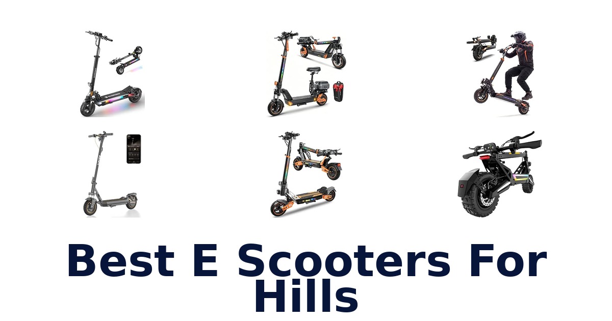 Best E Scooters For Hills