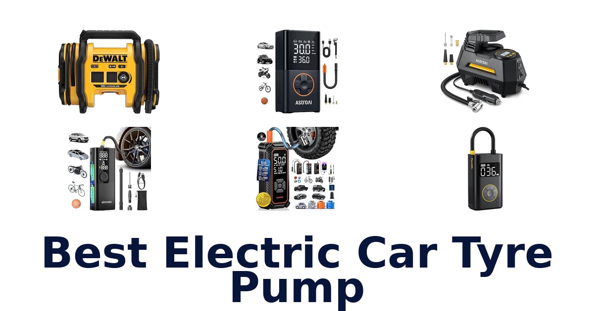 Best Electric Car Tyre Pump