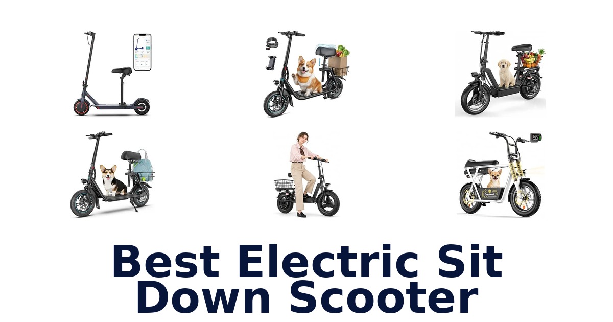 Best Electric Sit Down Scooter