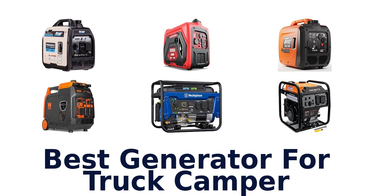 Best Generator For Truck Camper