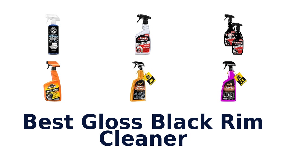 Best Gloss Black Rim Cleaner