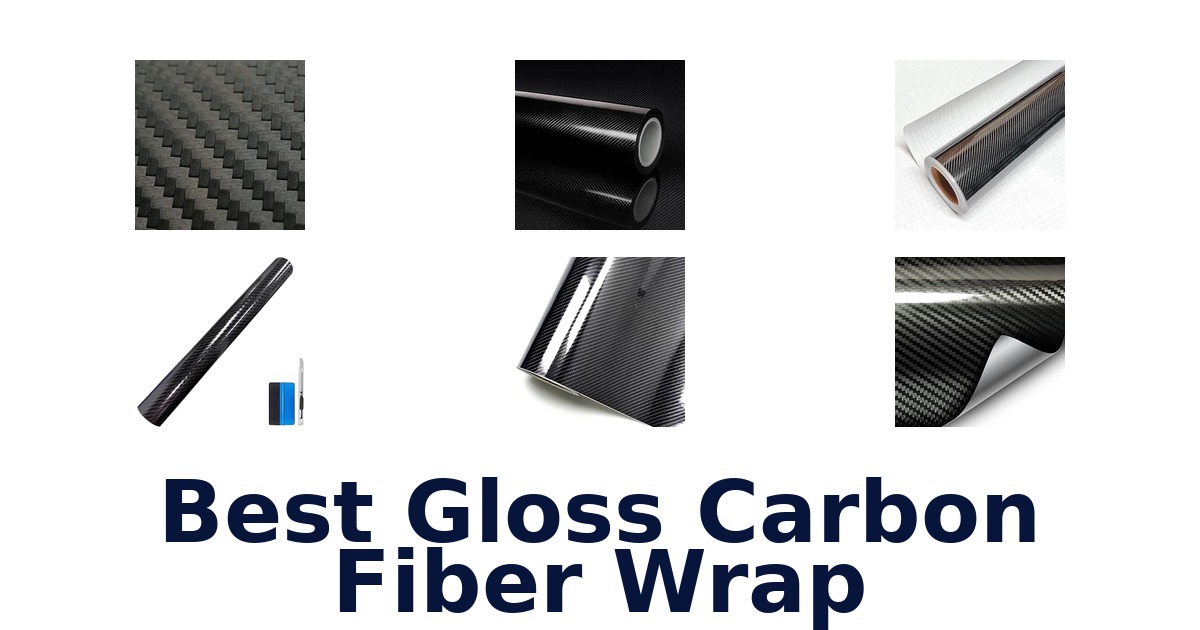 Best Gloss Carbon Fiber Wrap
