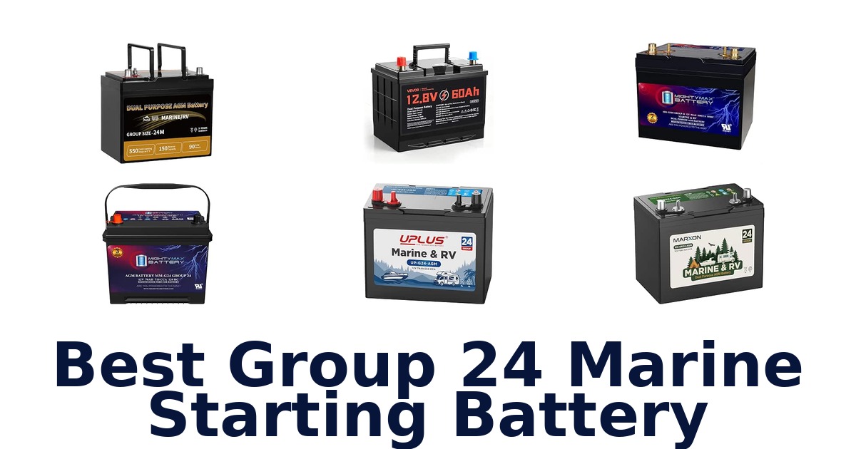 Best Group 24 Marine Starting Battery
