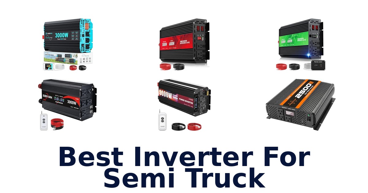 Best Inverter For Semi Truck