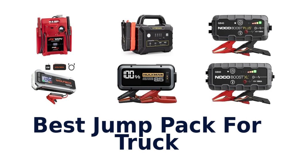 Best Jump Pack For Truck