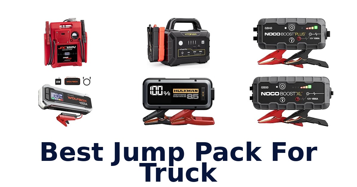 Best Jump Pack For Truck