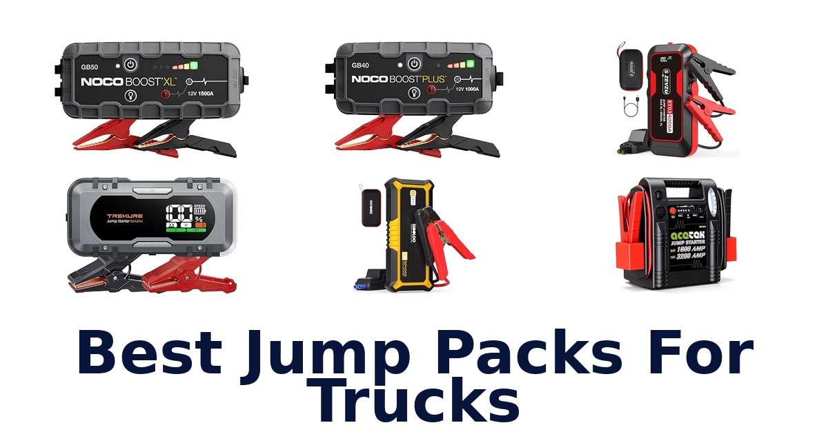 Best Jump Packs For Trucks