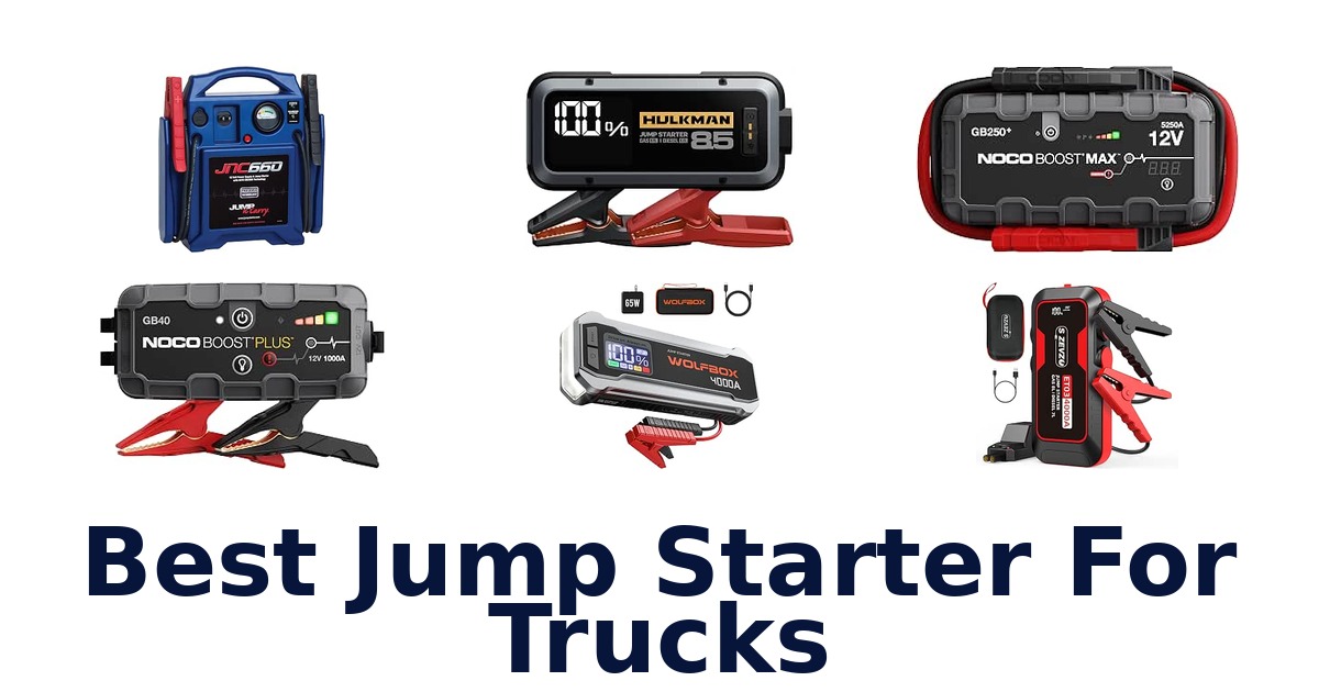 Best Jump Starter For Trucks