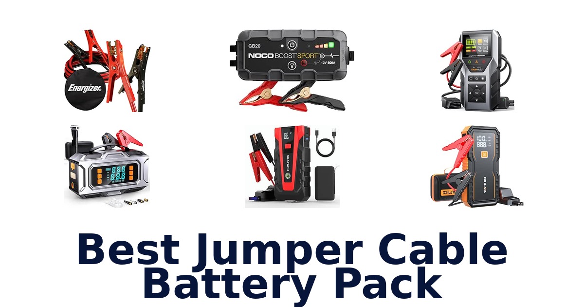 Best Jumper Cable Battery Pack