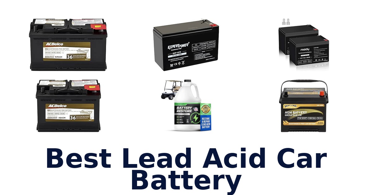 Best Lead Acid Car Battery