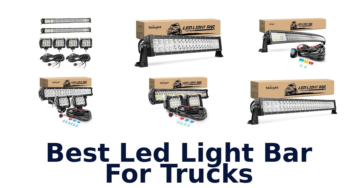 Best Led Light Bar For Trucks