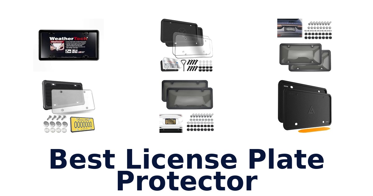 Best License Plate Protector