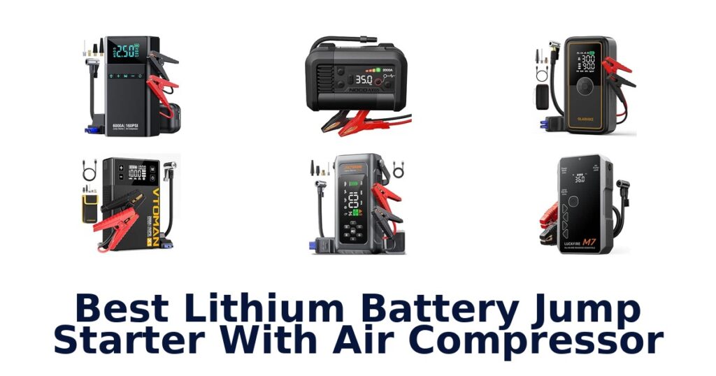 Best Lithium Battery Jump Starter With Air Compressor