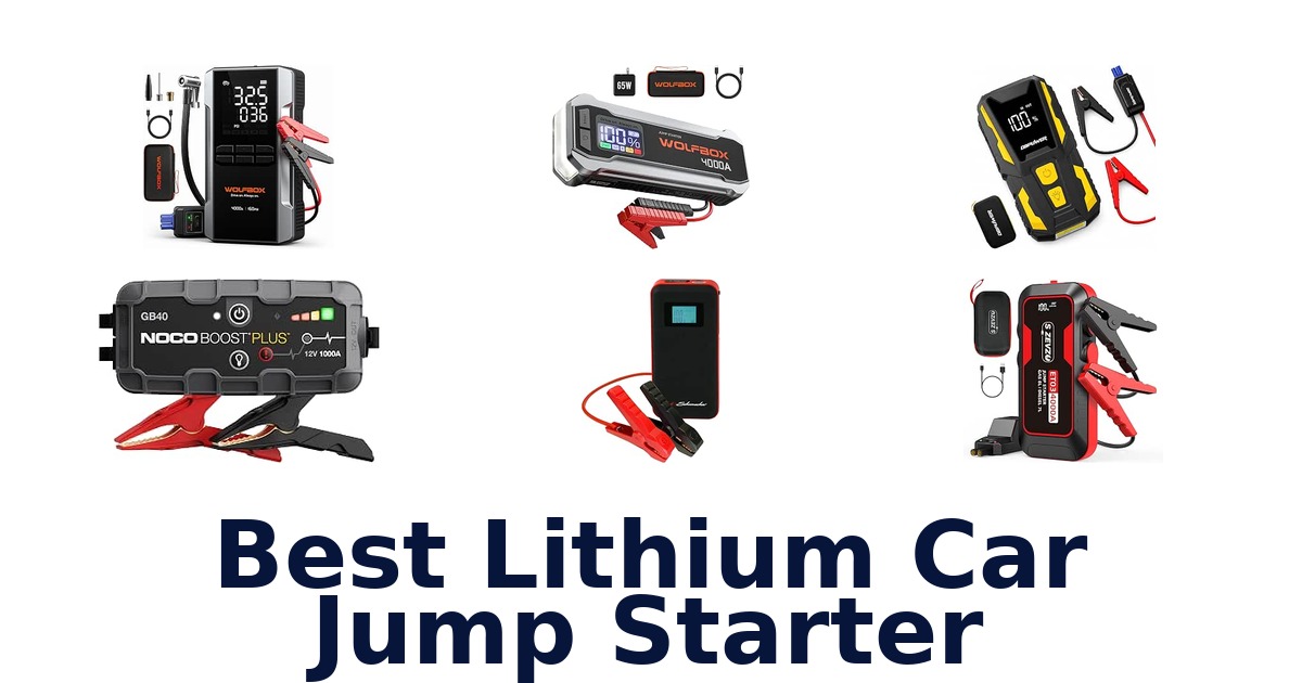Best Lithium Car Jump Starter