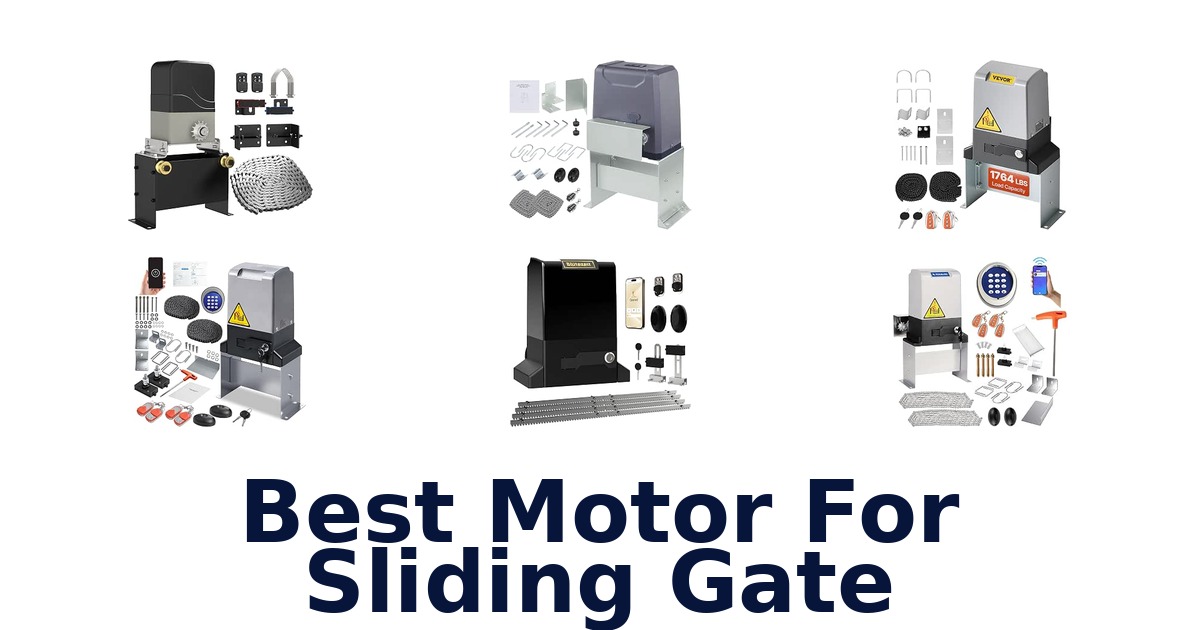Best Motor For Sliding Gate