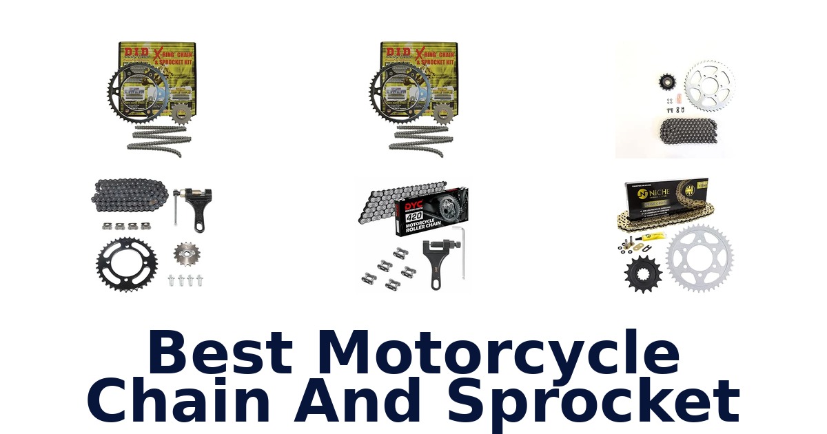 Best Motorcycle Chain And Sprocket