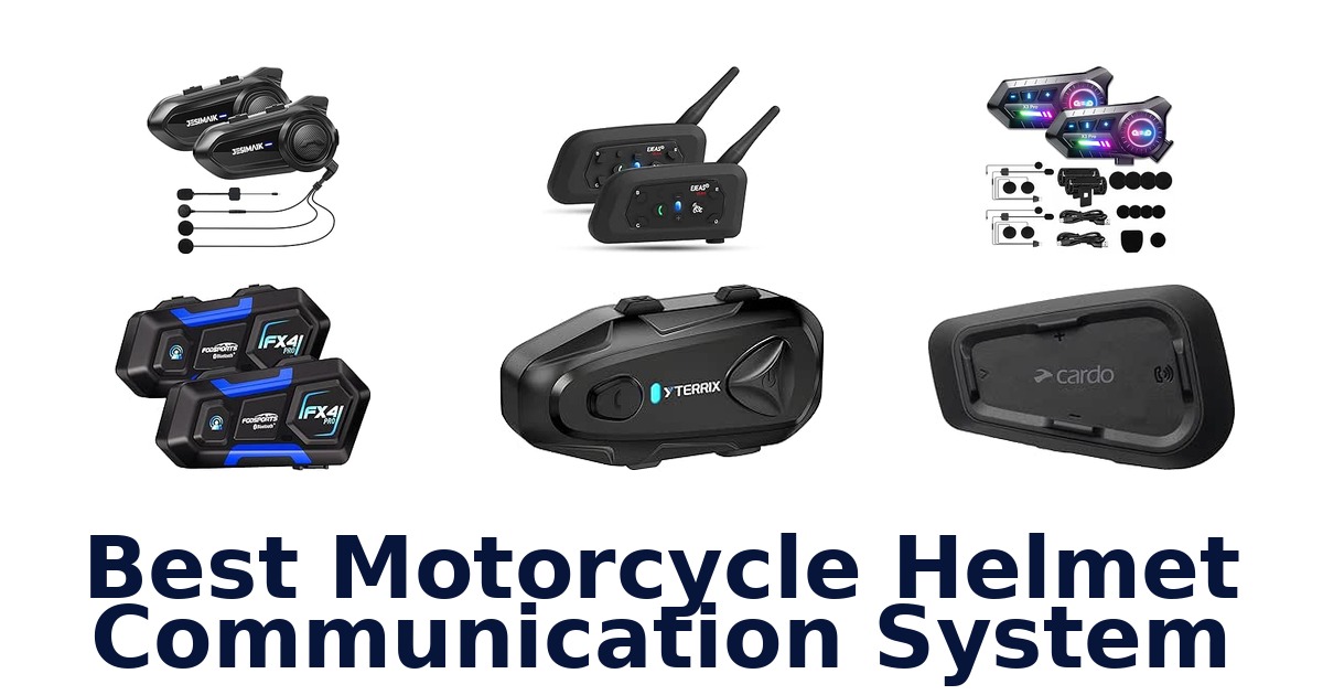 Best Motorcycle Helmet Communication System