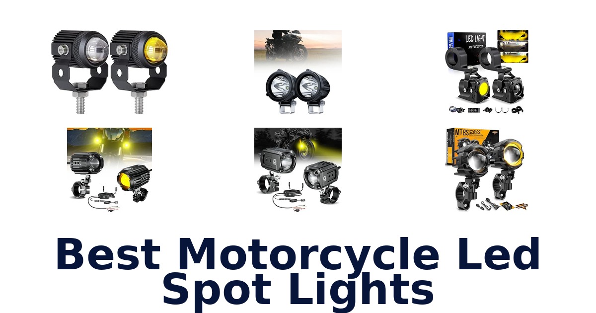 Best Motorcycle Led Spot Lights