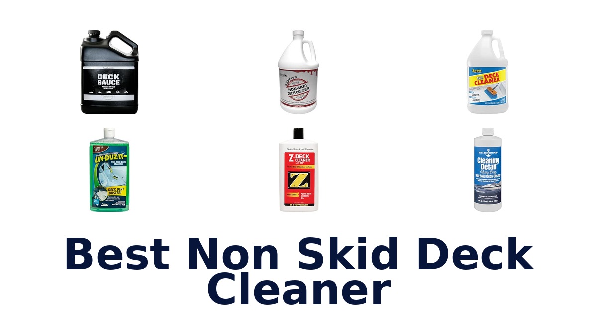 Best Non Skid Deck Cleaner