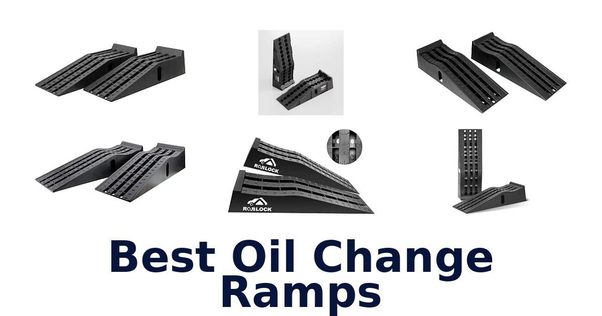 Best Oil Change Ramps